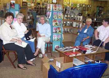 Discussion at Never on Tuesday Bookstore